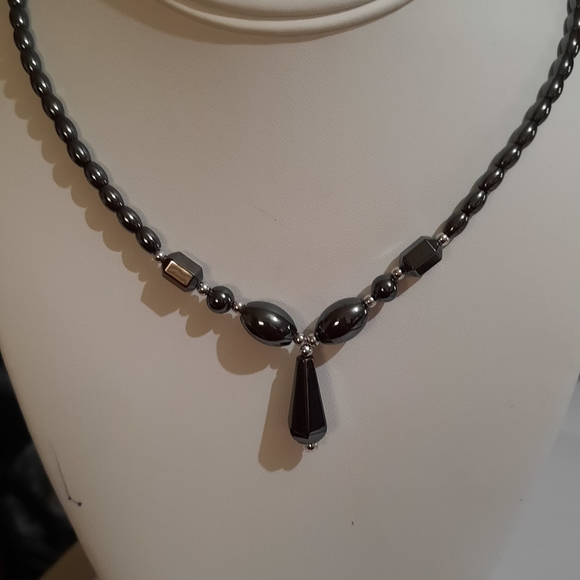 Hematite Necklace set of two - Picture 5 of 8